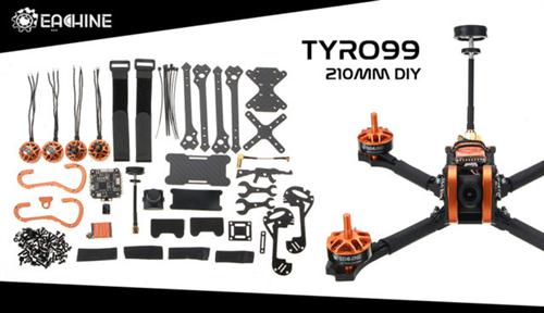 Eachine Tyro99 210mm F4 OSD 30A BLHeli_S 40CH 600mW VTX 700TVL Cam DIY Version FPV Racing RC Drone [